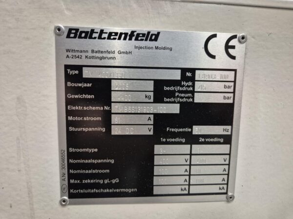 Battenfeld TM 400/1330 Unilog B6 rok produkcji 2008 - obrazek 6